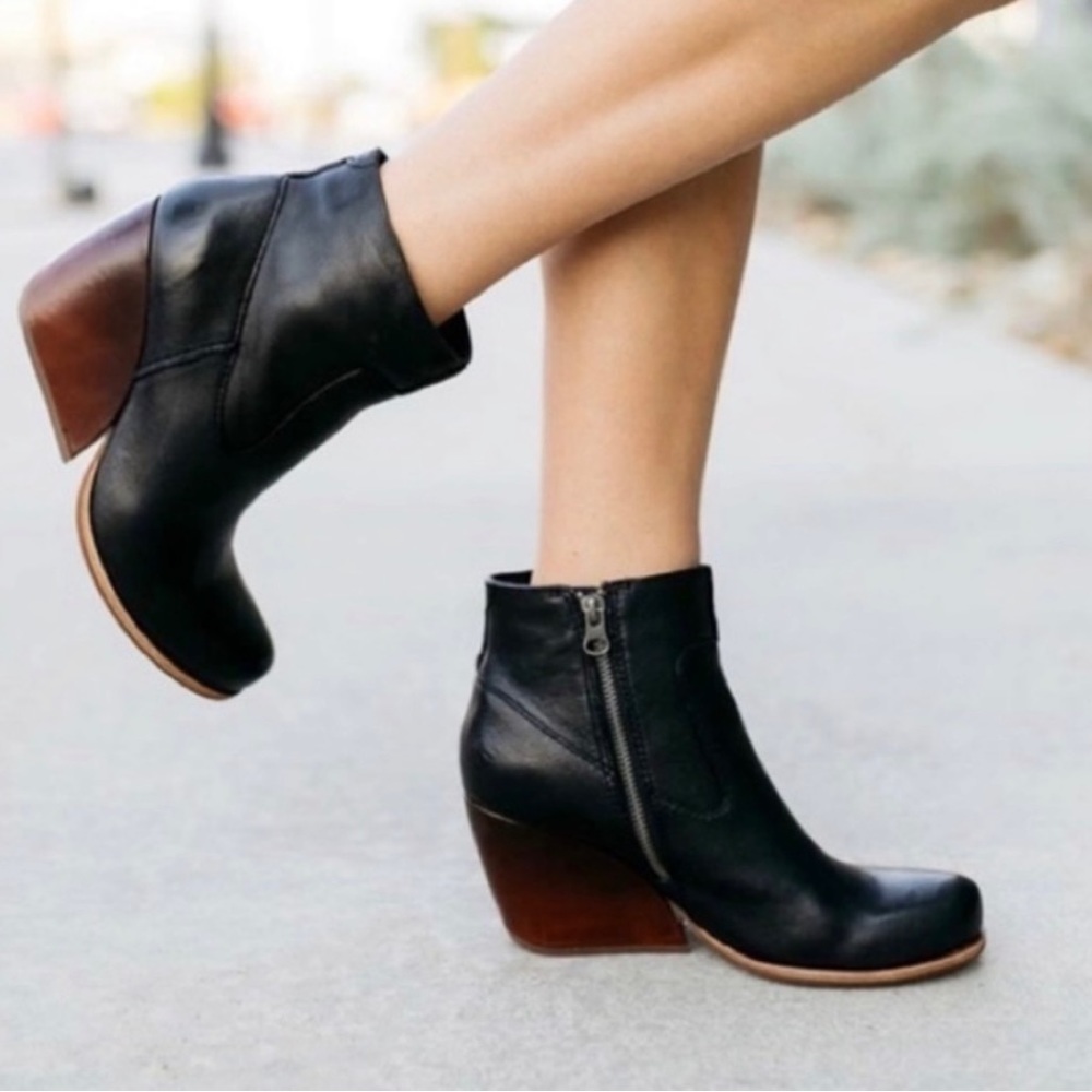 Kork-Ease Black Michelle Boots